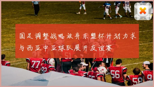 国足调整战略放弃东盟杯计划力求与西亚中亚球队展开友谊赛